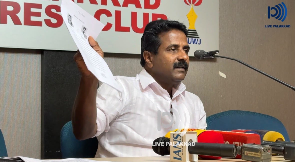 Agali panchayat president shibu syriac in a press meet