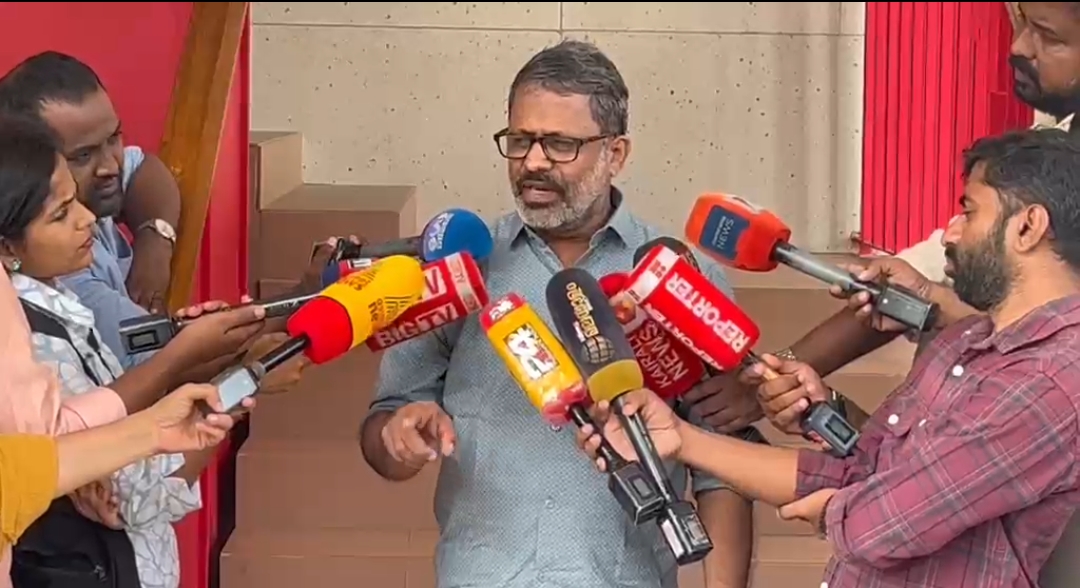 E N Sureshbabu on a press meet